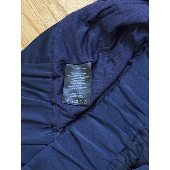 Anthropologie Women's Pleated Pull-On Palazzo Wide Leg Pants Navy Blue Size S - Picture 12 of 12